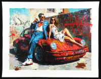 "Super Ride #A" 18x24 2025 Original Painting on Rolled Canvas by Tadas Zaicikas | TedyZet (Zaicikas) at PristineAuction.com