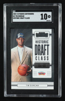 Tim Duncan 2022-23 Panini Contenders Historic Draft Class Contenders #3 (SGC 10) at PristineAuction.com