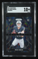 Brock Bowers 2024 Panini Prizm Prizmatic #20 RC (SGC 10) at PristineAuction.com