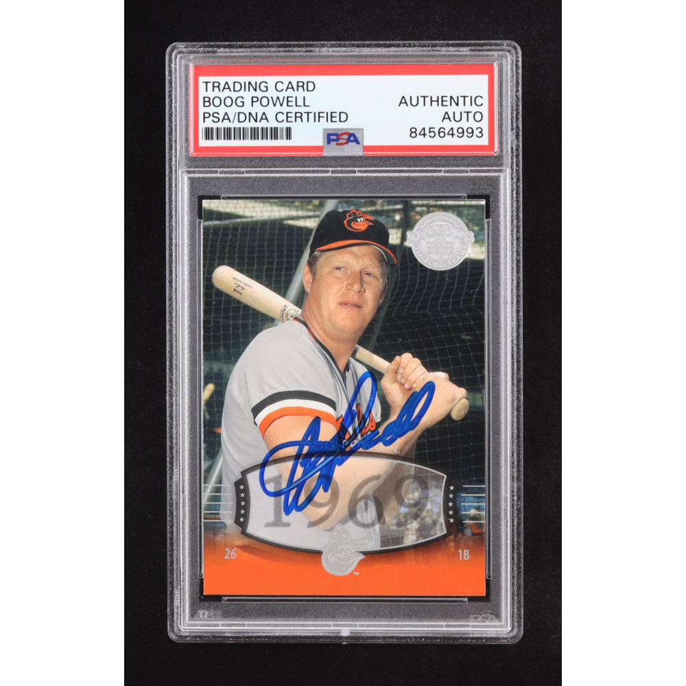 Boog Powell Signed 2004 UD Legends Timeless Teams '69 #39 (PSA | Auto Grade PSA Authentic) at PristineAuction.com