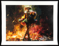 "Laughter Through Rain" 18x24 2025 Original Painting on Rolled Canvas by Tadas Zaicikas | TedyZet (Zaicikas) at PristineAuction.com
