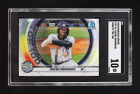 Jasson Dominguez 2020 Bowman Chrome Scouts Top 100 #BTP53 RC (SGC 10) at PristineAuction.com