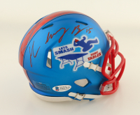 John "Smokey" Brown Signed Bills Speed Mini Helmet (Beckett) at PristineAuction.com