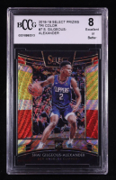 Shai Gilgeous-Alexander 2018-19 Select Prizms Tri Color #7 RC (BCCG 8) at PristineAuction.com