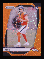 Bo Nix 2024 Panini Prizm Prizms Lazer #309 RC at PristineAuction.com