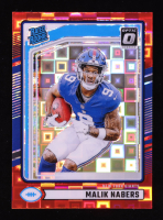 Malik Nabers 2024 Donruss Optic Red Pandora #383 RR RC at PristineAuction.com