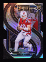 Drake Maye 2024 Select Prizm Silver Die Cut #113 RC at PristineAuction.com