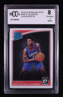 Shai Gilgeous-Alexander 2018-19 Donruss Optic #162 RR RC (BCCG 8) at PristineAuction.com