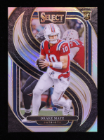 Drake Maye 2024 Select Prizm Silver #113 RC at PristineAuction.com