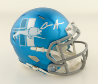 Aidan Hutchinson Signed Lions Speed Mini Helmet (Beckett) at PristineAuction.com