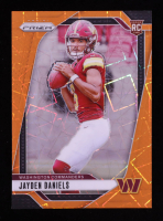Jayden Daniels 2024 Panini Prizm Prizms Lazer #347 RC at PristineAuction.com