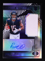 Rome Odunze 2024 Panini Illusions Trophy Collection Blue #107 Jersey Autograph #16/99 RC at PristineAuction.com