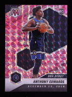 Anthony Edwards 2020-21 Panini Mosaic Mosaic Camo Pink #261 RC at PristineAuction.com