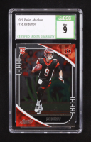 Joe Burrow 2020 Panini Absolute #158 RC (CSG 9) at PristineAuction.com