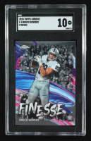 Brock Bowers 2024 Topps Chrome Finesse #F8 RC (SGC 10) at PristineAuction.com