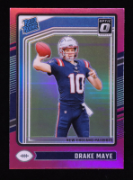 Drake Maye 2024 Donruss Optic Pink #229 RR RC at PristineAuction.com