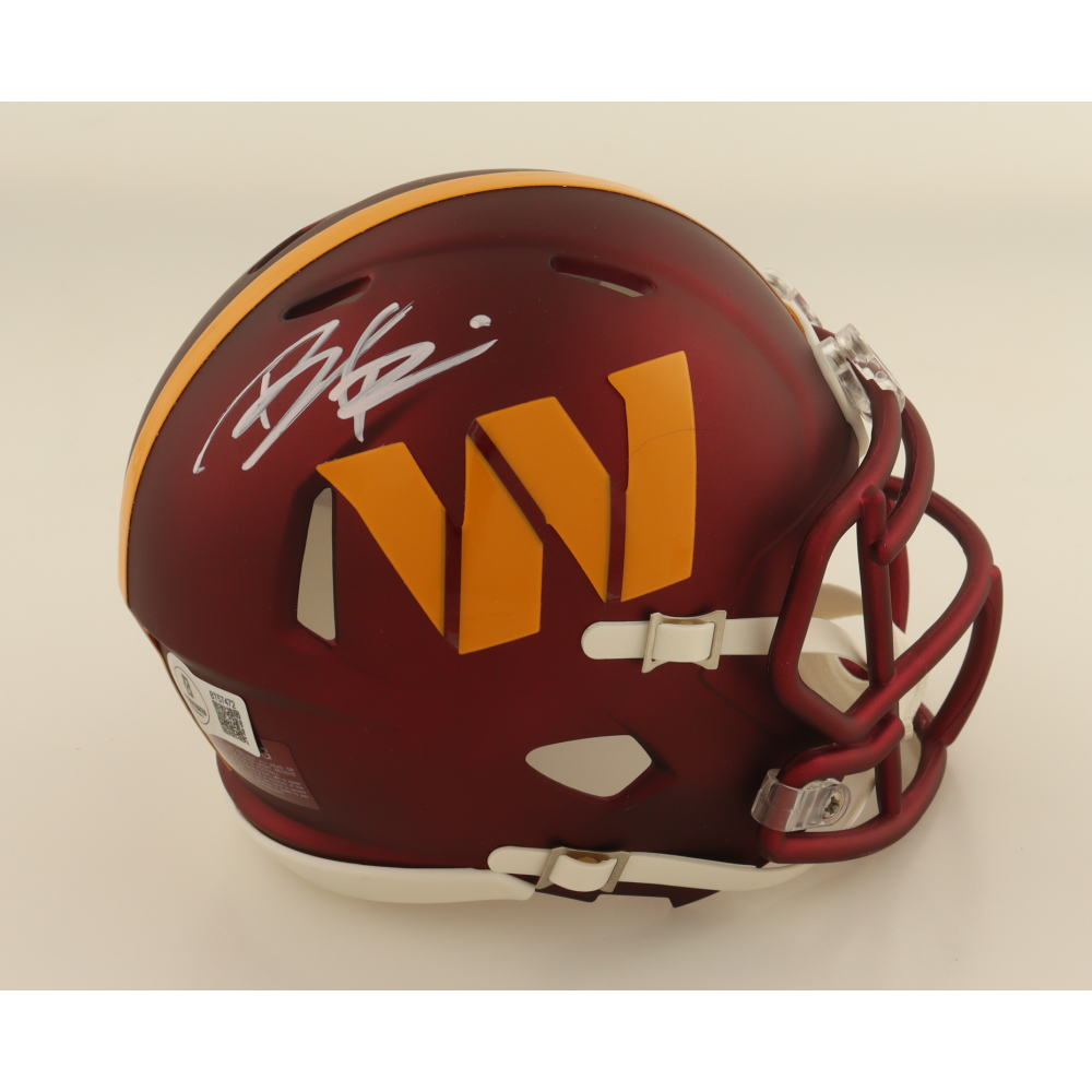 Brian Robinson Jr. Signed Commanders Speed Mini Helmet (Beckett) at PristineAuction.com