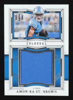 Amon-Ra St. Brown 2023 Panini National Treasures Colossal Materials #2 #26/49 at PristineAuction.com