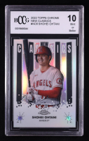 Shohei Ohtani 2022 Topps Chrome New Classics #NC6 (BCCG 10) at PristineAuction.com