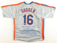 Dwight "Doc" Gooden Signed Career Highlight Stat Jersey (JSA) at PristineAuction.com