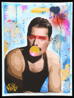 "Pop Art_Freddie Mercury" 18x24 2025 Original Mixed Media by Tadas Zaicikas | TedyZet (Zaicikas) at PristineAuction.com