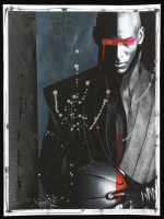 "Michael Jordan_The Legend" 18x24 2025 Original Mixed Media by Tadas Zaicikas | TedyZet (Zaicikas) at PristineAuction.com
