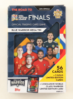 2021-22 Topps UEFA The Road to Finals Blue Warrior Mega Tin at PristineAuction.com
