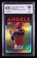 Shohei Ohtani 2021 Topps Chrome '86 Topps #86BC9 (BCCG 10) at PristineAuction.com