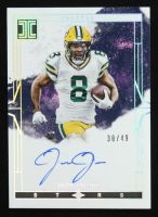 Josh Jacobs 2024 Panini Impeccable Impeccable Stars Signatures Silver #3 #38/49 at PristineAuction.com