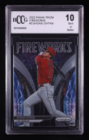 Shohei Ohtani 2022 Panini Prizm Fireworks #3 (BCCG 10) at PristineAuction.com
