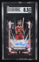Bruno Fernandes 2024-25 Topps Chrome UEFA Club Competitions Black Lazer Autographs #BLABF (SGC 8.5) at PristineAuction.com
