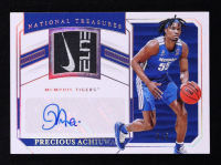 Precious Achiuwa 2020-21 Panini National Treasures Collegiate Laundry Tag Brand Logo Signatures #8 #2/5 RC at PristineAuction.com