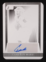 Cameron Ward 2024 Pro Set Metal Base Autograph Black Printing Plate #NNO RC #1/1 at PristineAuction.com