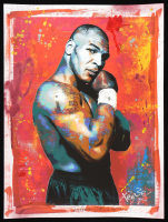 "Iron Mike Tyson" 18x24 2025 Original Mixed Media by Tadas Zaicikas | TedyZet (Zaicikas) at PristineAuction.com