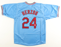Whitey Herzog Signed Jersey Inscribed "HOF 2010" (JSA) at PristineAuction.com