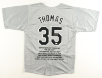 Frank Thomas Signed Career Stat Jersey (JSA) at PristineAuction.com