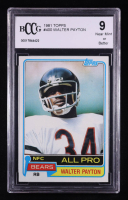 Walter Payton 1981 Topps #400 (BCCG 9) at PristineAuction.com