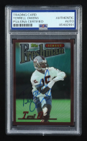 Terrell Owens Signed 1996 Finest #338 RC (PSA | Auto Grade PSA Authentic) at PristineAuction.com