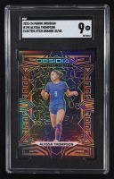 Alyssa Thompson 2023-24 Panini Obsidian Electric Etch Orange #198 #33/40 (SGC 9) at PristineAuction.com