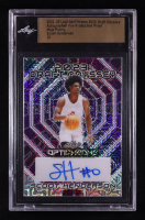 Scoot Henderson 2022-23 Leaf OptiChrome 2023: Draft Odyssey Autographed Mojo Purple Pre-Production Proof #NNO RC #1/1 (Leaf) at PristineAuction.com