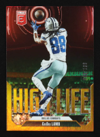 CeeDee Lamb 2025 Elite High Life Orange #10 #082/199 at PristineAuction.com