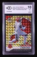 Ja'Marr Chase 2021 Panini Mosaic Mosaic Reactive Yellow #247 DEB RC (BCCG 10) at PristineAuction.com
