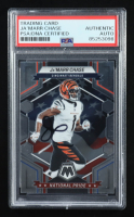 Ja'Marr Chase Signed 2023 Panini Mosaic Silver #264 NP (PSA | Auto Grade PSA Authentic) at PristineAuction.com
