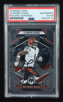 Ja'Marr Chase Signed 2023 Panini Mosaic Silver #264 NP (PSA | Auto Grade PSA Authentic) at PristineAuction.com