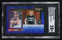 CM Punk 2024 Select WWE Ringside Action Signatures Blue Prizms #RACMP #38/49 (SGC 10) at PristineAuction.com