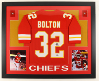 Nick Bolton Signed Custom Framed Jersey Display (Beckett) at PristineAuction.com