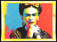 "Viva Frida #3" 18x24 2025 Original Mixed Media by Tadas Zaicikas | TedyZet (Zaicikas) at PristineAuction.com