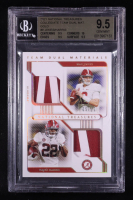 Mac Jones / Najee Harris 2021 Panini National Treasures Collegiate Team Dual Materials Gold #8 RC #05/10 (BGS 9.5) at PristineAuction.com