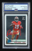 Deebo Samuel Signed 2019 Donruss Optic #167 RR RC (PSA | Auto Grade PSA Authentic) at PristineAuction.com