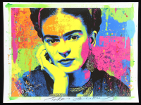 "Viva Frida #1" 18x24 2025 Original Mixed Media by Tadas Zaicikas | TedyZet (Zaicikas) at PristineAuction.com
